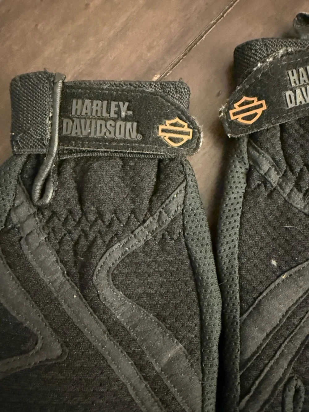 Harley-Davidson Black Leather Riding Gloves Women’s M Motorcycle Biker